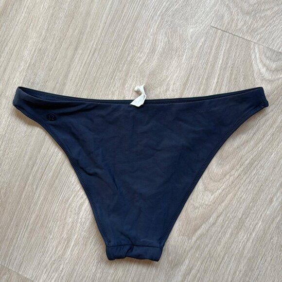 Lululemon Waterside Swim Bottom Mid-Rise Skimpy-Fit, size 8 - Navy - NWOT - Picture 2 of 2